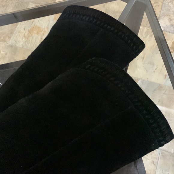 EUC VINCE CAMUTO ‘Madolee’ Braided Suede Tall Block Heel Boots - Picture 6 of 11